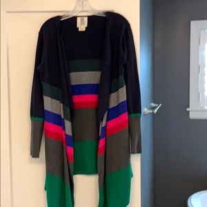 Anthropologie Striped Cardigan - Size Small